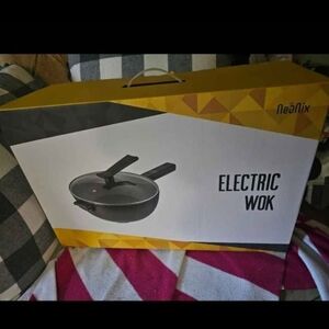 New electric wok (non stick coating)